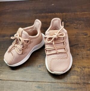 Infant Adidas Ortholite Tan Lace Up Sneakers Size 4K